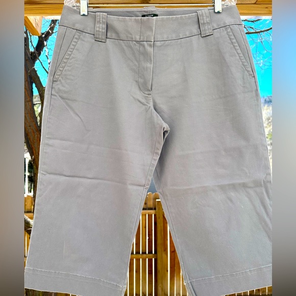 J. Crew Pants - J. Crew NWOT Wide Leg Crop Favorite Fit Culottes Capris Gray size 12